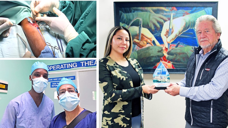 ScanlanInc's tweet image. Scanlan Life Programs gift of appreciation from Dr. Donald at Grenada General Hospital. 
Proud to support Dr. Christian Rodriguez who performed AV fistulas on dialysis patients.
scanlaninternational.com/scanlan-life-p…