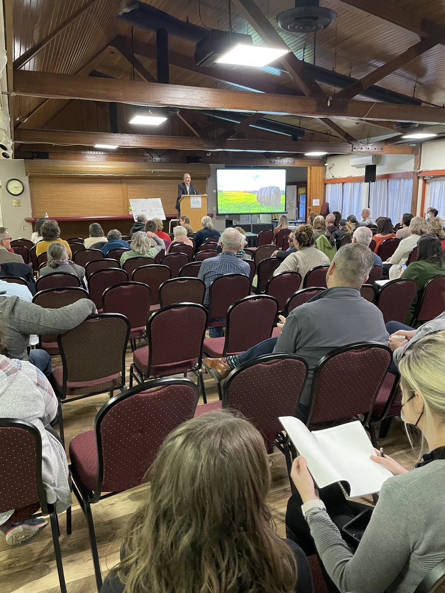 ProsperityLocal's tweet image. We're Dig in' in! #DigIn  Here Exec Dir Bob Cervelli asks participants to join us in the main room. We're on day two, and the two keynote talks with Philip Ackerman-Leist and Abra Brynne were outstanding &amp;amp; packed with knowledge and heart. Panels, workshops, topic tables continue.