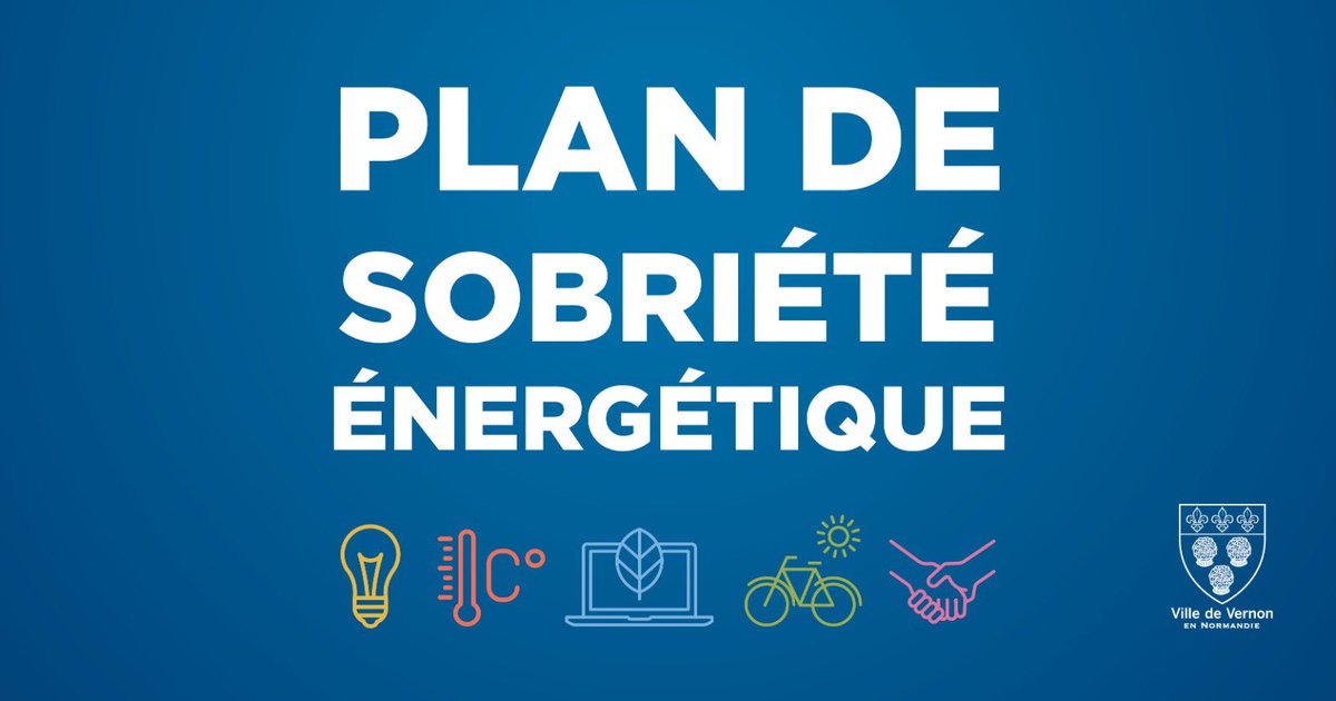 Dès le 1ᵉʳ décembre, la ville mettra en application son plan de sobriété.

Retrouvez le plan ici 👉 bit.ly/3hZ2S1C