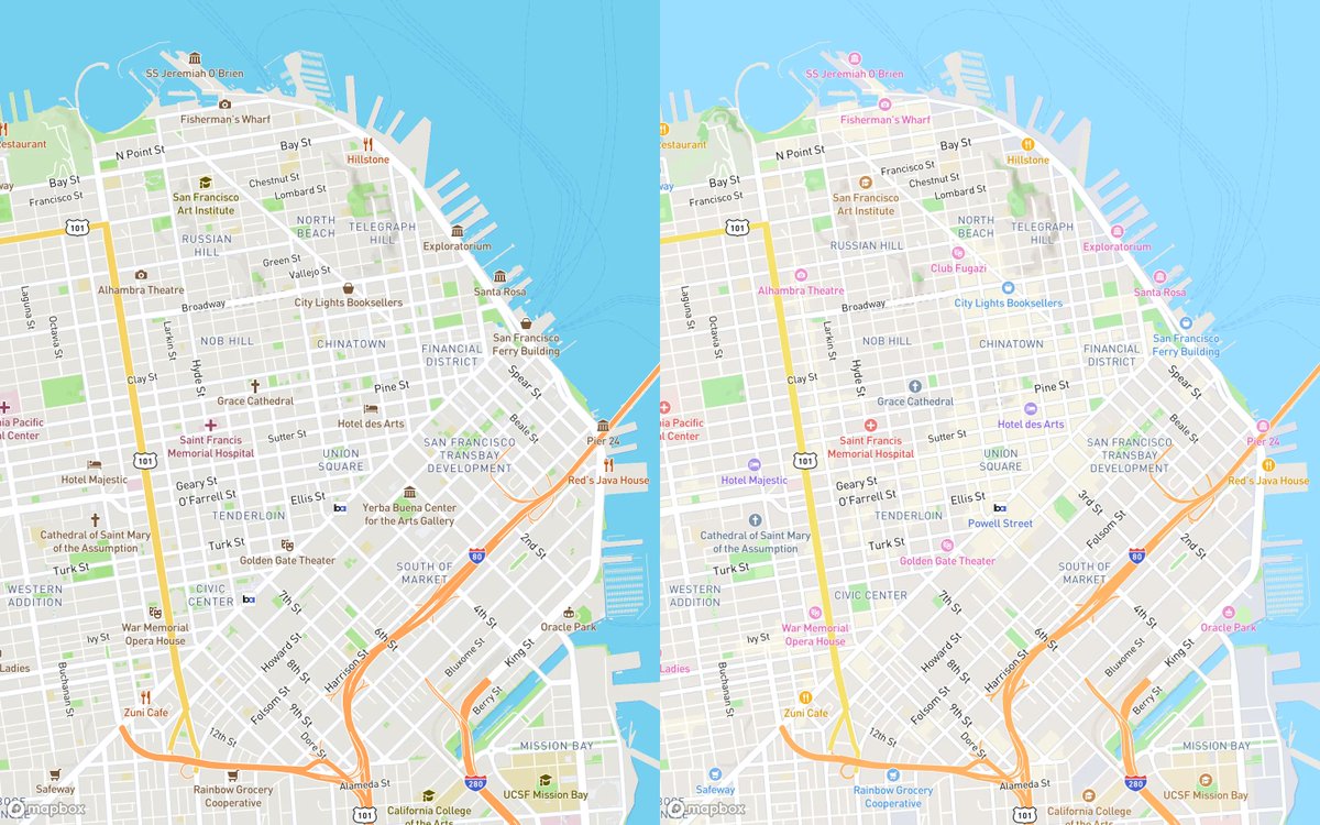 Check out the latest redesign of our Core Style base maps based on 2022 design trends. Learn about these improvements and the rich experience that they create: buff.ly/3tHa59n