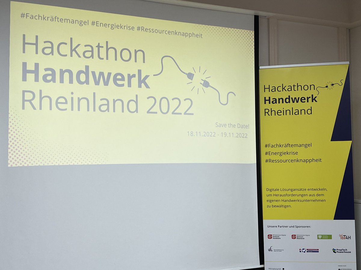 Auftakt des zweiten #IoT4H Hackathons für das Handwerk zusammen mit dem ⁦@HaWe_Digital⁩ und ⁦@digirheinland⁩ . Wieder finden wir viele spannende neue IoT Anwendungsfälle. ⁦@IoT4H_⁩ ⁦@TMDTWuppertal⁩ ⁦@Uni_Wuppertal⁩