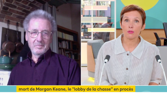 FranceAOC's tweet photo. 📺France Info TV :
Interview du Pdt de @FranceAOC 
➡️https://t.co/4Rh6CPKLyv

Procès de Morgan Keane
Les #Chasseurs sont responsables mais au-delà des faits, la véritable responsabilité incombe à l'état qui, ne réformant pas la #chasse, permet ces #homicides

#medias @insecurite https://t.co/bHGTBqs0pf