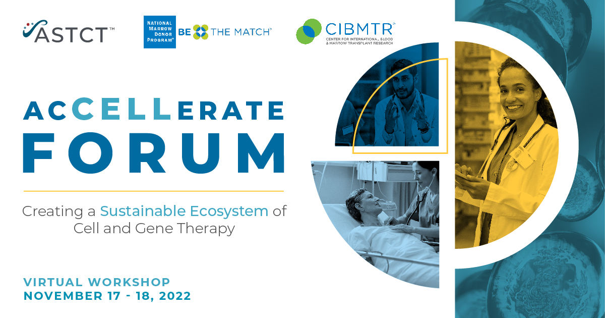ASTCT's tweet photo. AcCELLerate Forum will continue with "Looking to the Future” at 1:00 PM CT. #AcCELLerate22 @CIBMTR @BTMPublicPolicy @BTMBioTherapies https://t.co/RVQSkH39Fv