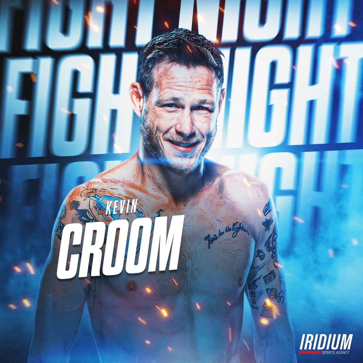 TeamIridiumISA's tweet photo. #TeamIridium wild man @kevincroom_ufc makes his @bareknucklefc debut at #BKFC33 👊🏾 #TheDarkside https://t.co/fxaCfMuKUN