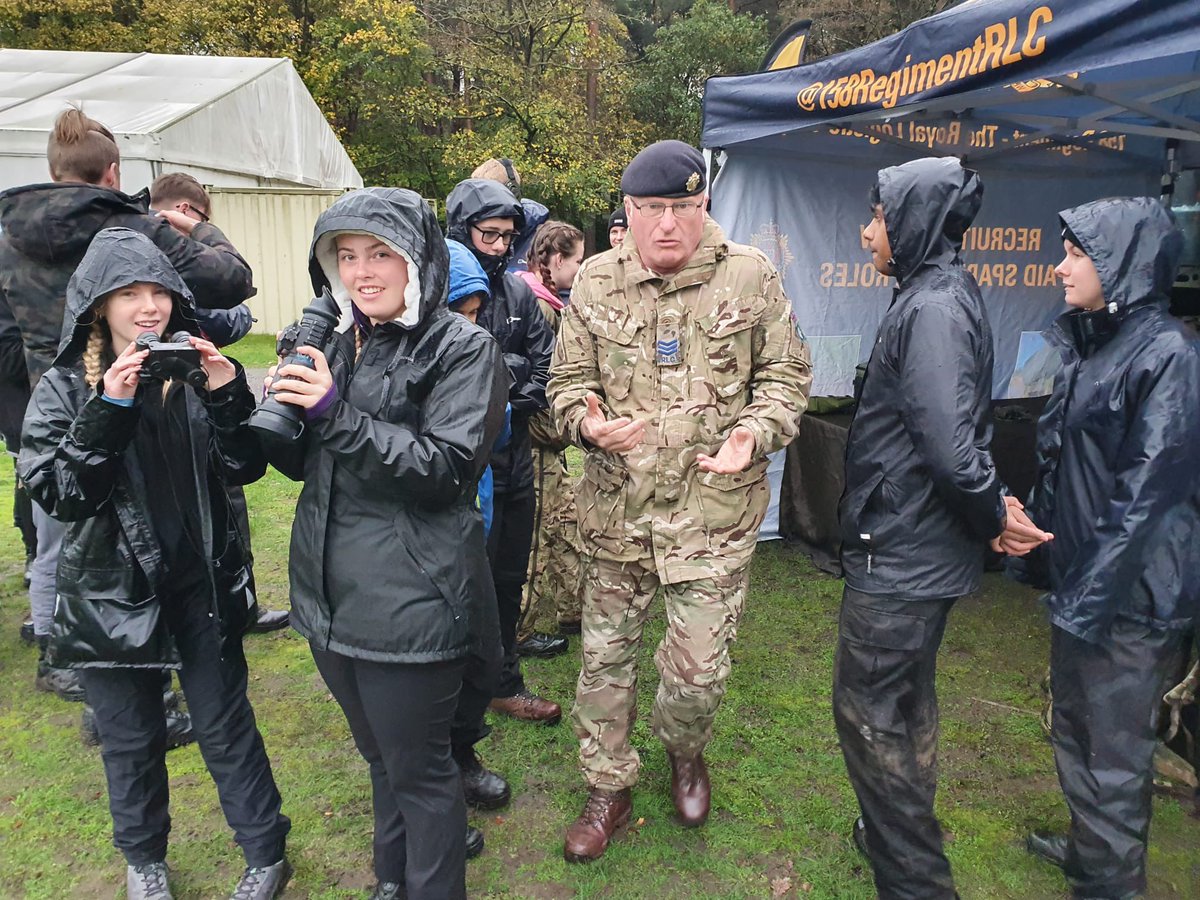 LouCollPService's tweet photo. Thank you to industry partners @nottspolice @7thRats and local reservists @203Squadron part of @158RegimentRLC for showing our fantastic students some of the public service roles available to them at the end of their course #Collaboration #Careers https://t.co/cBu8kUXfRL