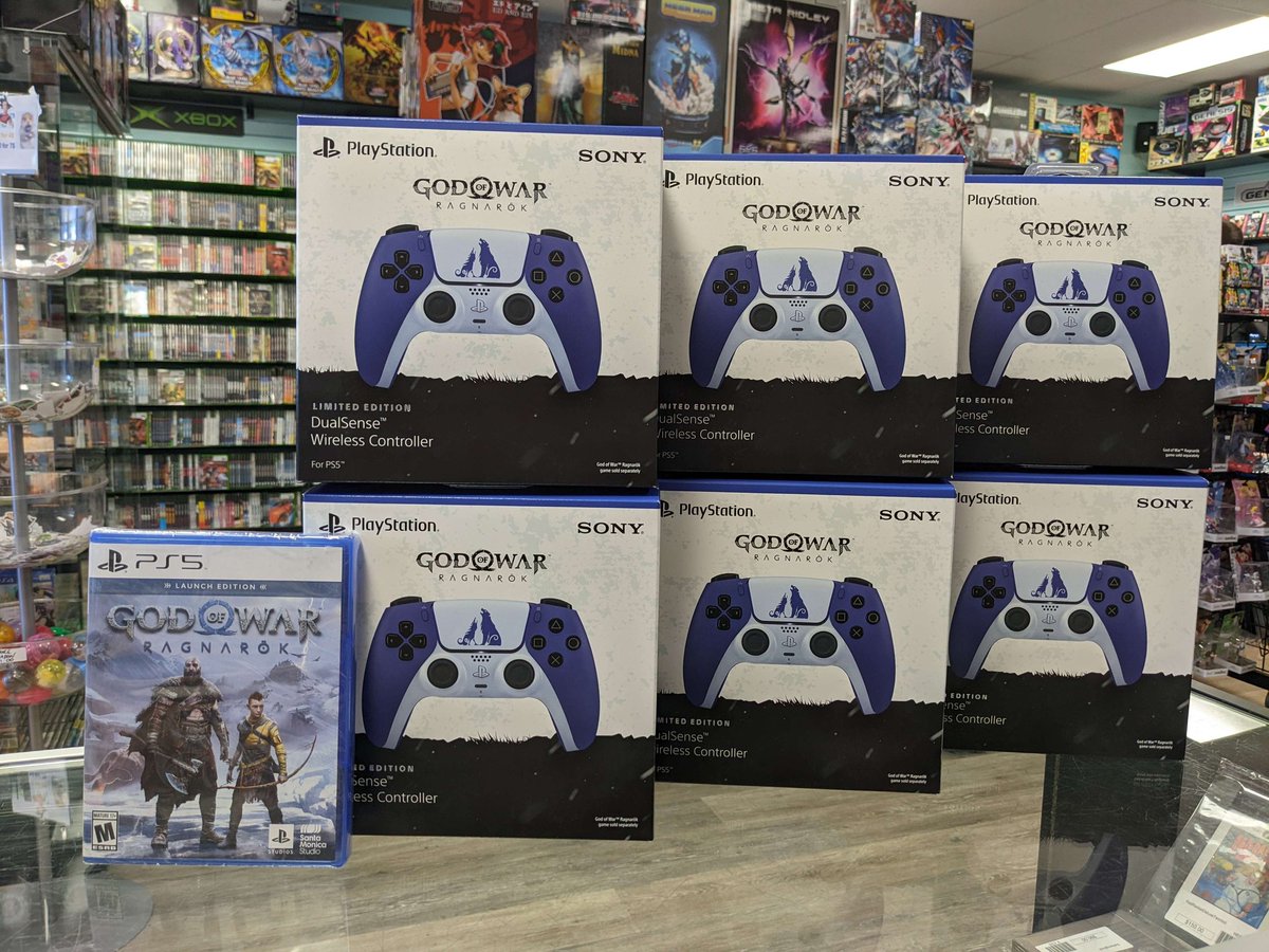 VGTPFlorida's tweet photo. God Of War Ragnarok PS5 Controllers available now! ❄️
Extremely Limited!
First come first served! https://t.co/0Ep3gMSM6m