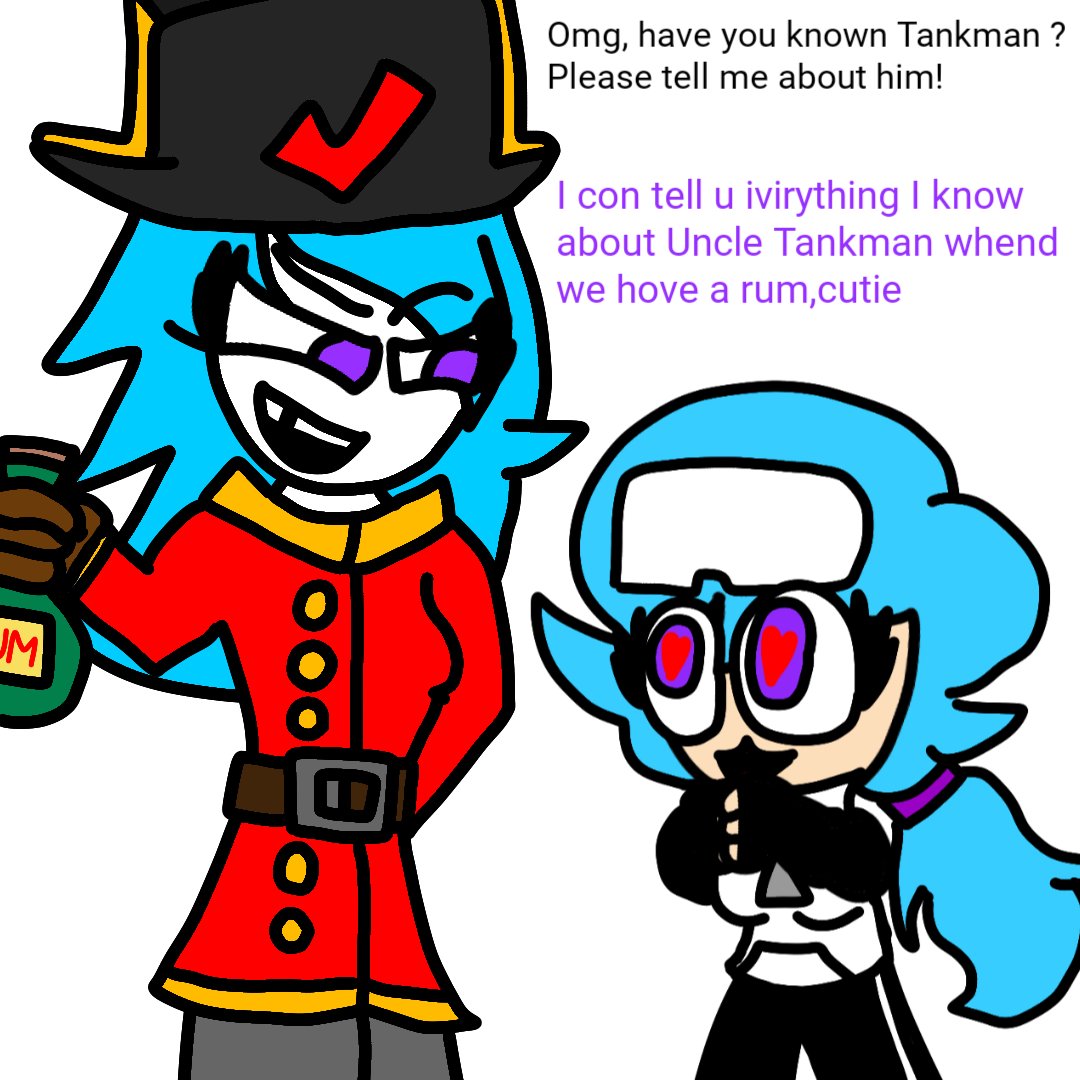 Kasl55305922's tweet photo. Pirate Sky meet TanSky
(Tansky-@overtanked)
#Skyverse #fnfskyverse #Skyfnf #PirateSky #TanSky #Fnf #fridaynightfunkin https://t.co/9c6UpSNrO0