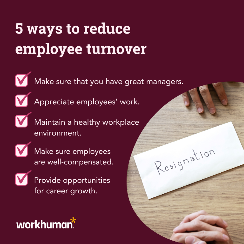 Workhuman's tweet photo. Five simple steps to improve retention rates at your company. https://t.co/wK6Z3qJoje