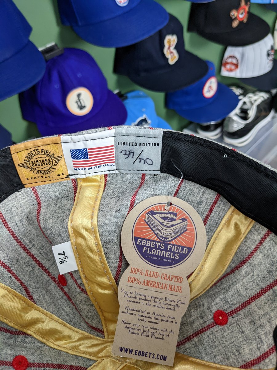greenchile27's tweet photo. New hat from @EbbetsVintage! A limited ddition Sindacato Mexicano de Electricistas 1925 vintage ballcap. 35/50. https://t.co/SiS8YijRpR