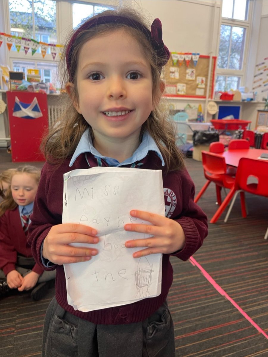 StCharlesGla's tweet image. As it’s @BookWeekScot one of our Primary 1 girls made a book for her #ClassLibrary.  She got to show it off to the class and has put it on display for everyone to see! #YoungAuthors #ReadingForPleasure @literacyfor_ALL