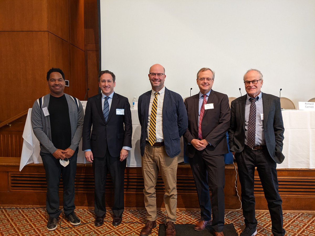 FirstAmendLRev's tweet photo. Thank you so much to our wonderful panelists Russel Robinson, @mjschwartzman, @RickGarnett, William Marshall, and our moderator Eric Muller! 

#FALR #UNCJusticeBreyer https://t.co/K1k34CLwpB
