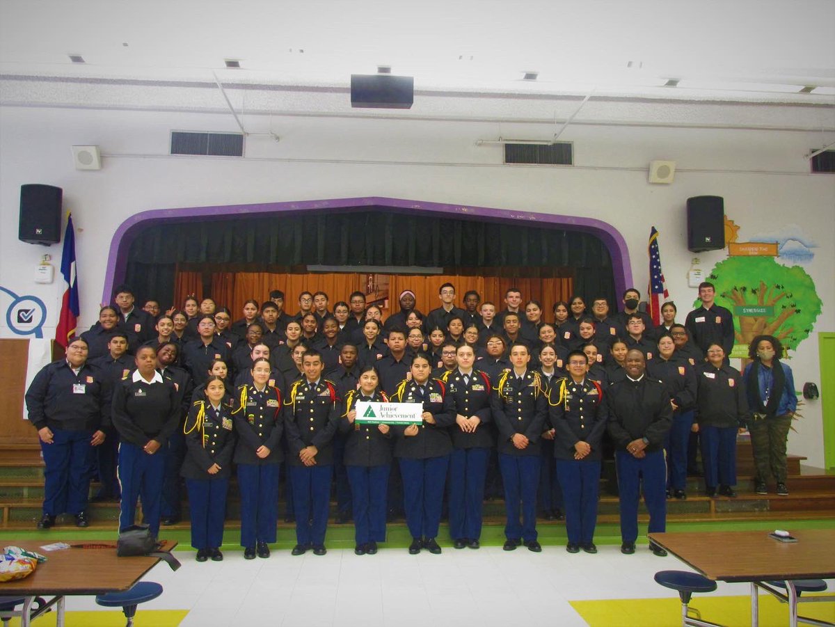 Thank you Benbrook!#hisd #scarboroughhighschool #JA #JROTC #benbrook