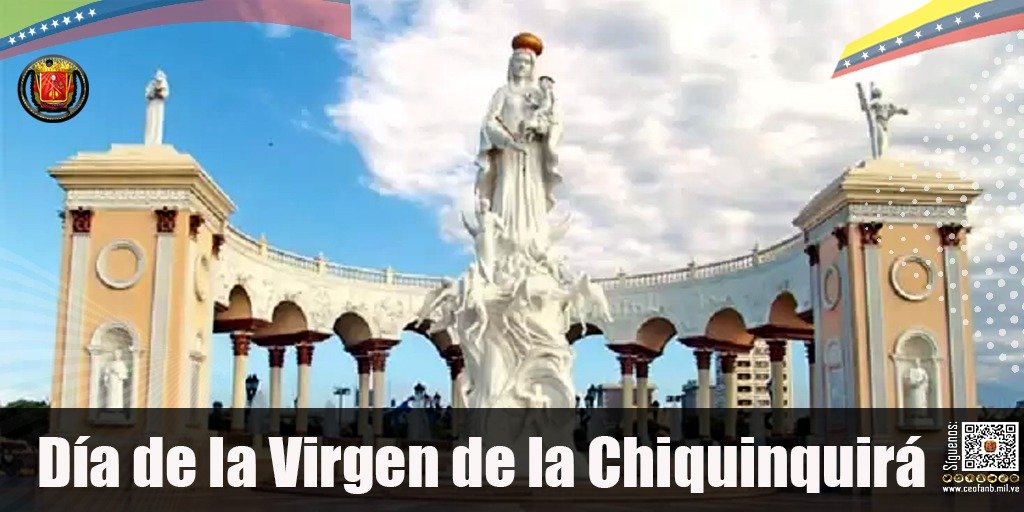 CEOFANBVE's tweet photo. 🗓️ #18Nov| Celebramos 313 años de la milagrosa y venerable, patrona de los Zulianos y de nuestra combativa @GnbGaranteDePaz, la Virgen del Chiquinquirá ¡Oh, Madre Santa en tu día cúbrenos con tu luz divina y derrama sobre nosotros tus bendiciones y protección! #SomosGarantíaDePaz https://t.co/WF7IrQwJz2