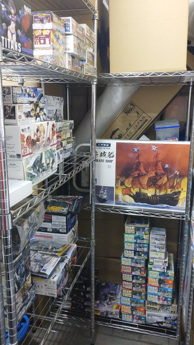 本日11/19(土)限定
ガレージセール開催

カフェご利用の方限定で倉庫品のみ
税込定価から全品20%引

さらに境界戦機とドラゴンボールを大幅割引
12～16時 4個購入で1個無料
16～20時 3個購入で1個無料
20～23時 2個購入で1個無料
※カフェ1オーダーでプラモ3個まで購入可
※個数制限なし

#RT拡散希望