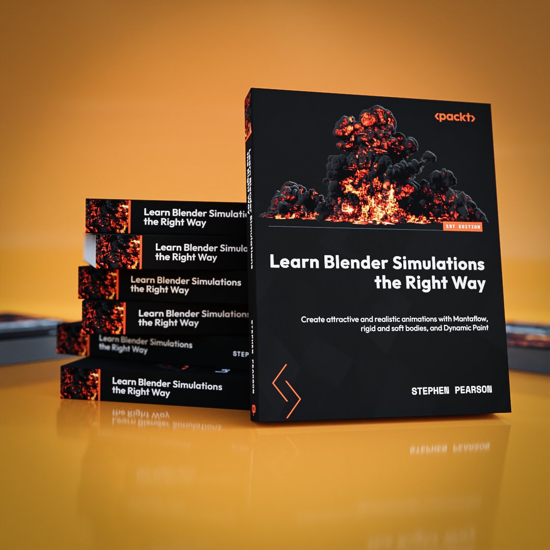 I'm super excited to announce that the book Learn Blender Simulations the Right Way is now officially available! Check it out right now to get the early bird price that only lasts for 30 days! 

amazon.com/Learn-Blender-…