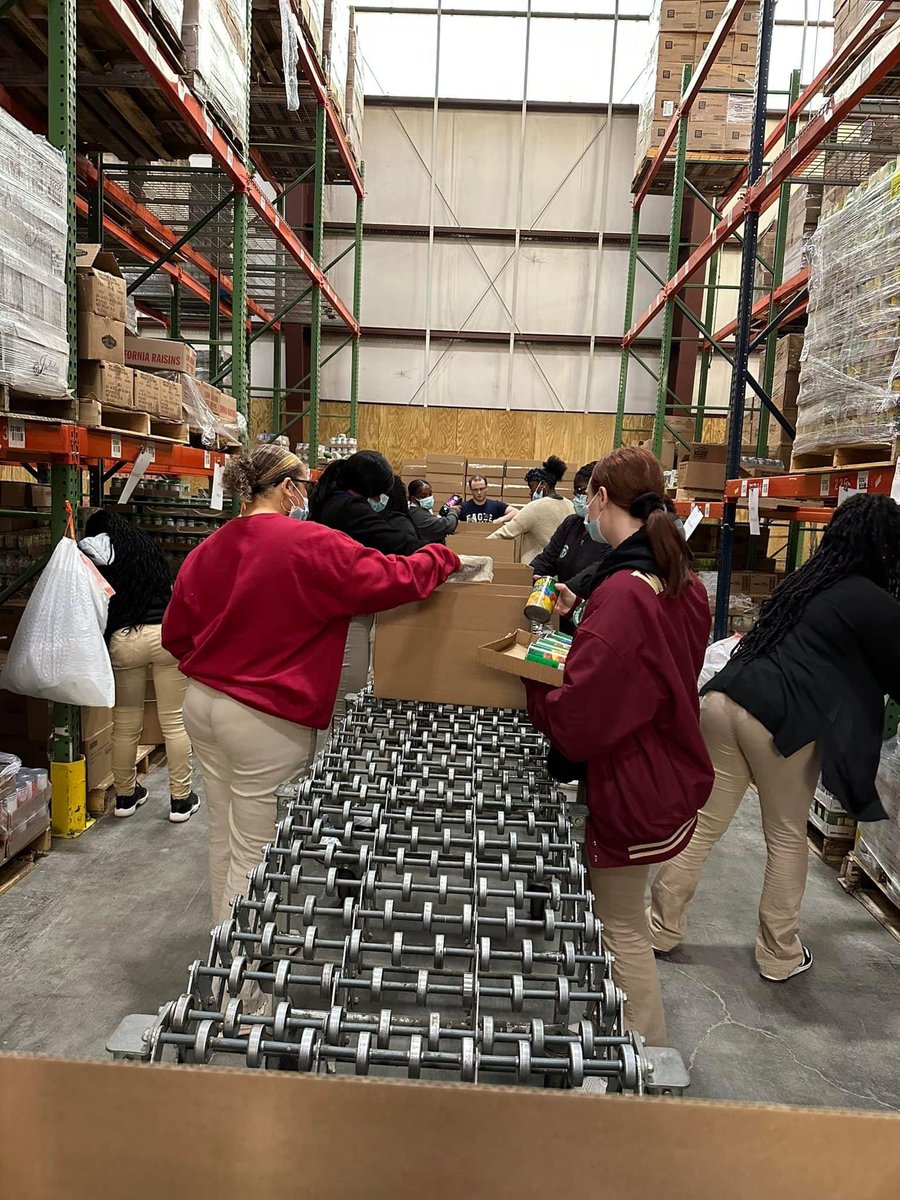 Our FBLA and Skills-USA members volunteered today at The Feeding The Gulf Coast Food Bank. They prepared 266 boxes that will be distributed through the Senior Citizen Program and almost 1350 bags that will be given out through the Student Backpack program within local schools.
