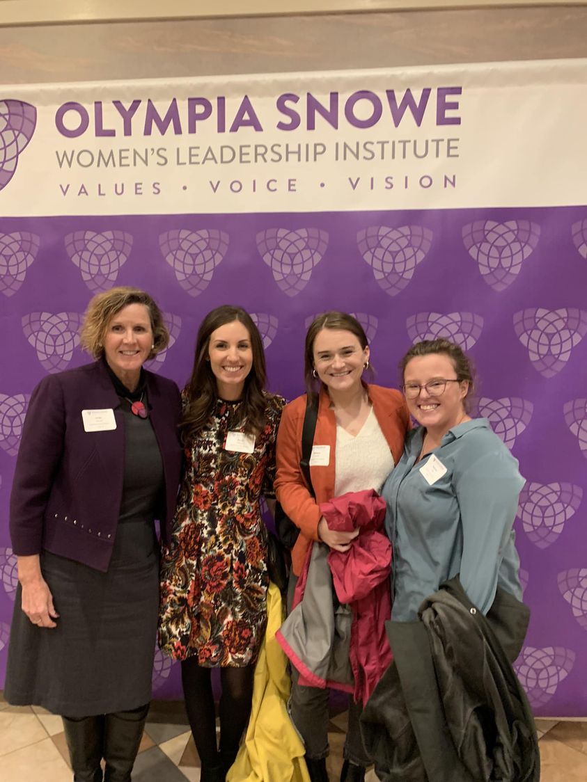 Great time today at Olympia Snowe Women's Leadership Institute luncheon!
Vision - Voice - Values:  Great stories from Maine’s future leaders!  “Be brave. Say yes to opportunities. Take risks!”