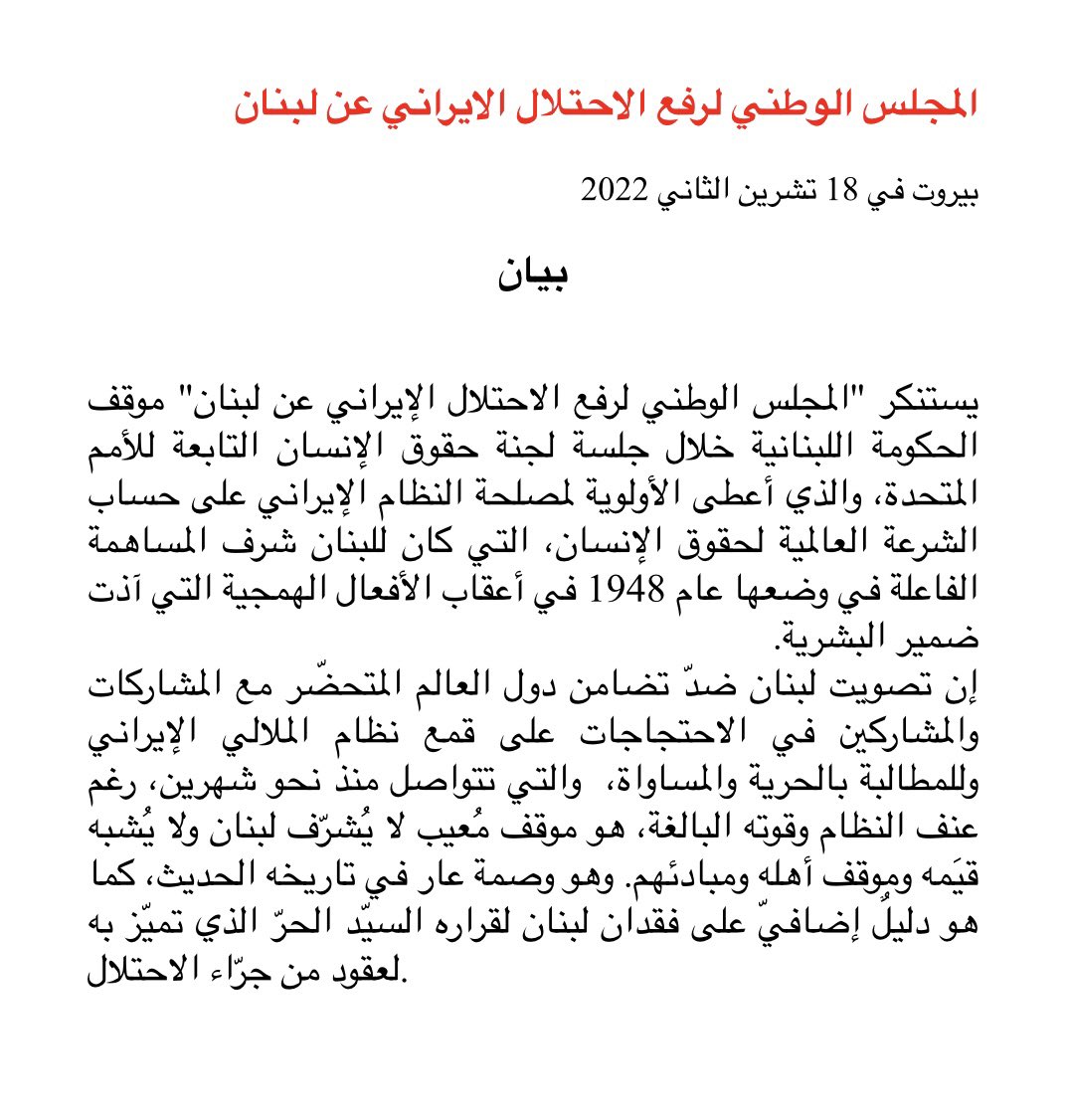 Lebanese National Council (@lebanesecouncil) on Twitter photo 