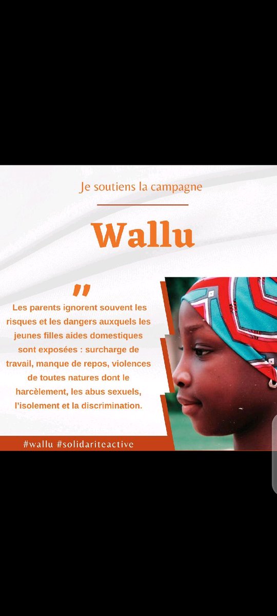 NdiayeRosemarie's tweet photo. Nous devons aider les filles à réaliser leurs rêves de devenir des Femmes de valeur indispensable à la bonne marche du monde . Nous pouvons y arriver en les protégeant contre toutes formes de violences. La société doit les protéger. #wallu #solidariteactive #fagandiku https://t.co/D9pJCtwNBW