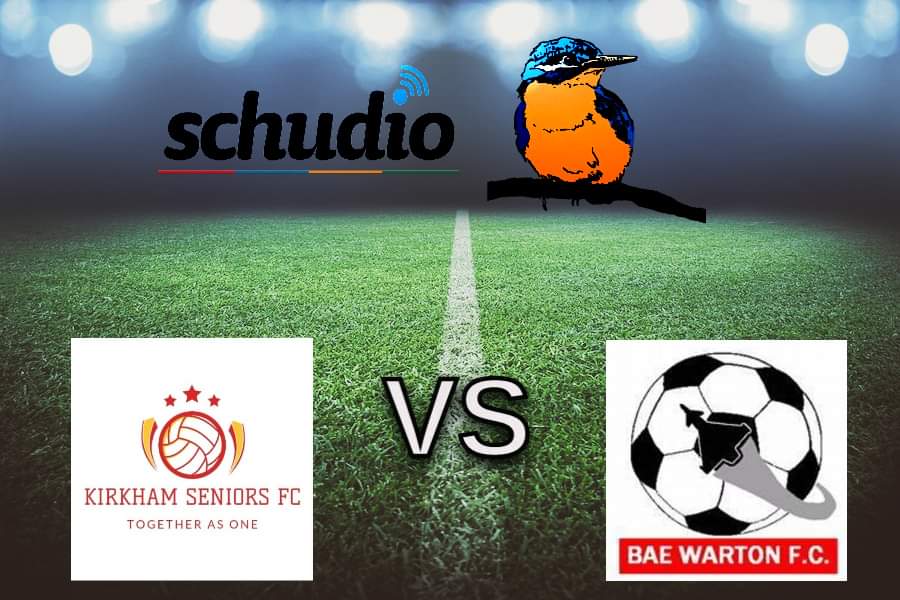 KirkhamFc's tweet photo. ⚽️Game Day Sunday⚽️

This Sunday see’s the lads taking a trip down to Warton to take on @BaeWarton. Come on the boys!

🗓️20th November🗓️
⏰11am Kick Off⏰
📍Bank Lane, Warton📍

Sponsored by @KingfisherLancs &amp; @schudio Limited

#uptheseniors https://t.co/0LzBbbz5Aq
