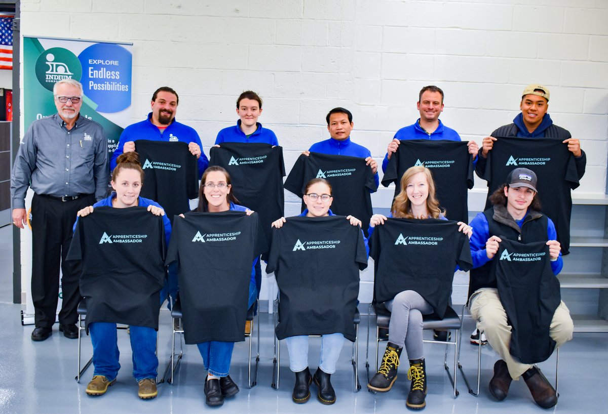 This week, it's National Apprenticeship Week, and what a better way to celebrate than with our apprentices! Our partners from @mvcc_uticarome and @macny_mfgassoc came out and got to meet with our apprentice group! We are very proud of our apprentices 🙌
#NAW2022