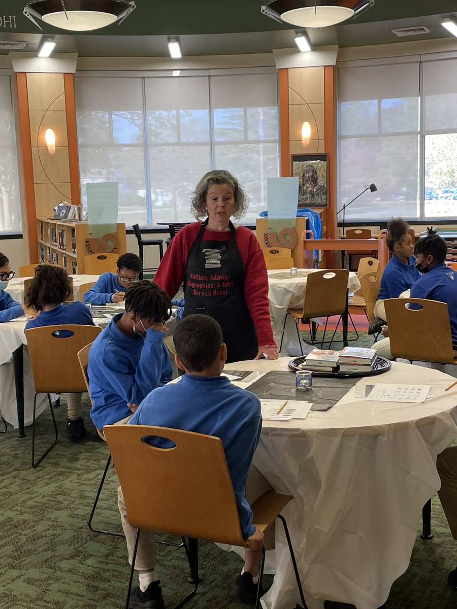 Book Tasting <a href="/AADMHS/">Achievable Dream MHS</a> Students enjoyed the menu!