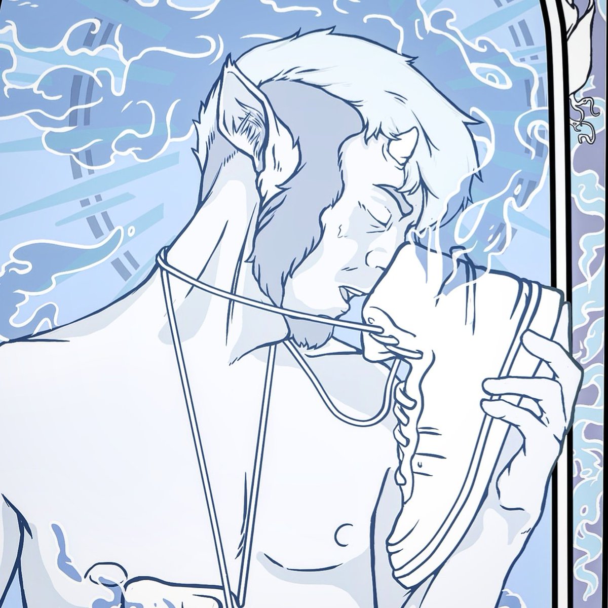 AntiosK's tweet photo. @virtualplum My faun son, in the pose you prefer
#antios #kinky https://t.co/mzivdCGGgK