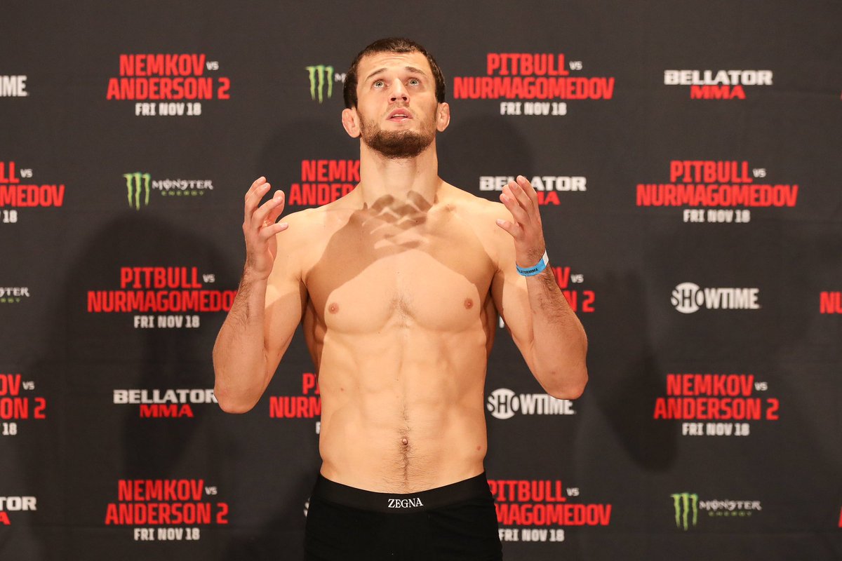 DarrenRussell_'s tweet photo. All about this man tonight. Time for Usman Nurmagomedov to reign over the Bellator lightweight division 💥 #Bellator288 https://t.co/zpAq0Bqk3J