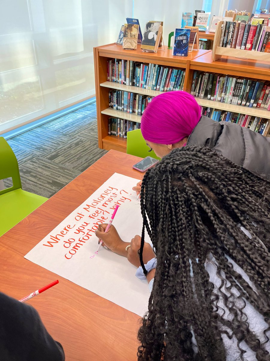 MaloneyMemos's tweet photo. First Youth Dialogue of the year was a success!!!! Huge thanks to seniors Hailey and Emily for facilitating, we can’t wait to put your ideas into action! https://t.co/MVqWwKAxcp