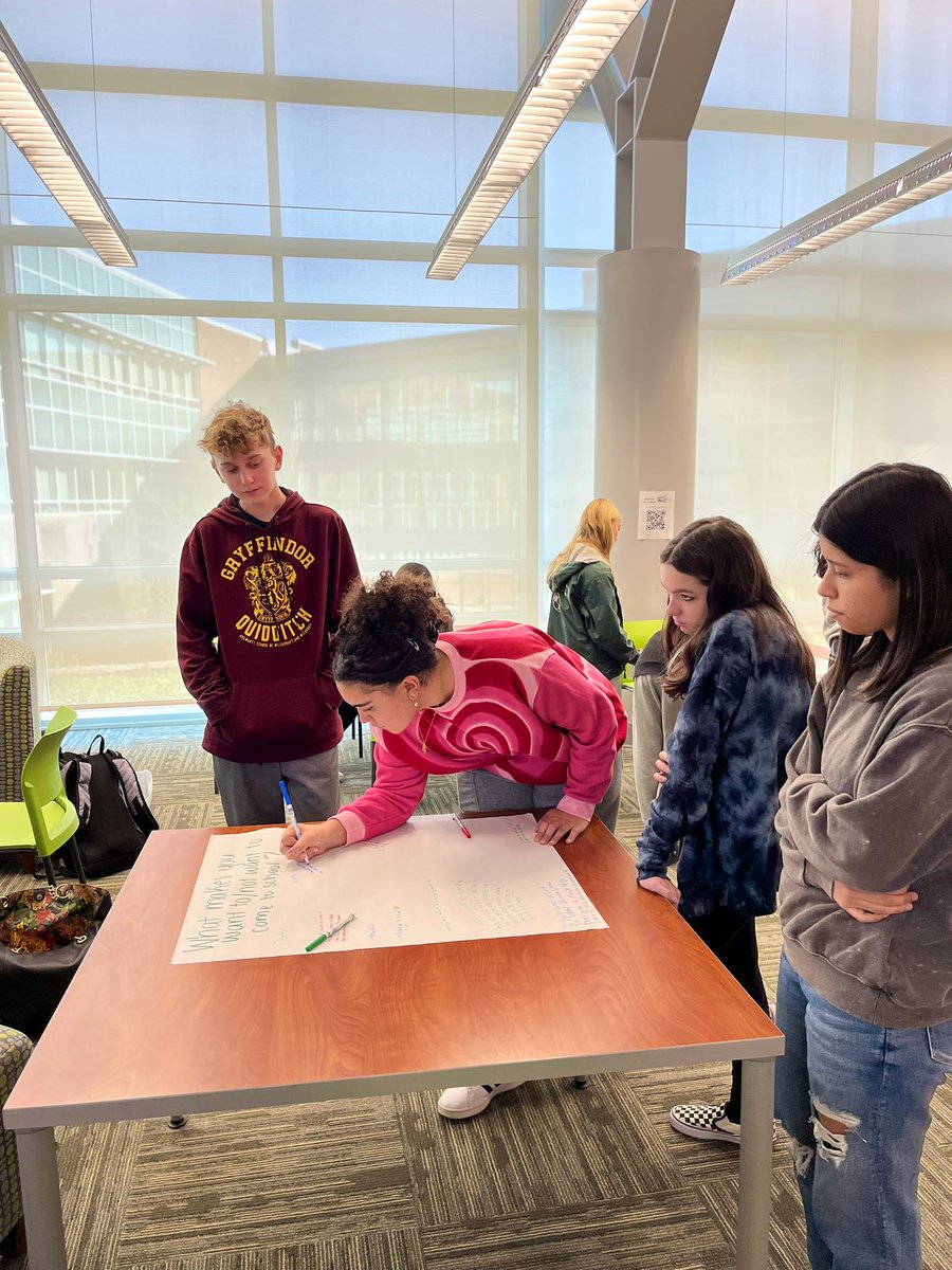 MaloneyMemos's tweet photo. First Youth Dialogue of the year was a success!!!! Huge thanks to seniors Hailey and Emily for facilitating, we can’t wait to put your ideas into action! https://t.co/MVqWwKAxcp