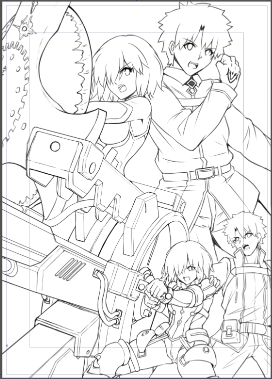 今回全Pほぼスケベだけのぐだマシュスケベ本の導入ページの為だけにブラックバレルとマシュ盾をモデリングした・・・頭の中で列海王が「バカでしょ?」っていってるw 