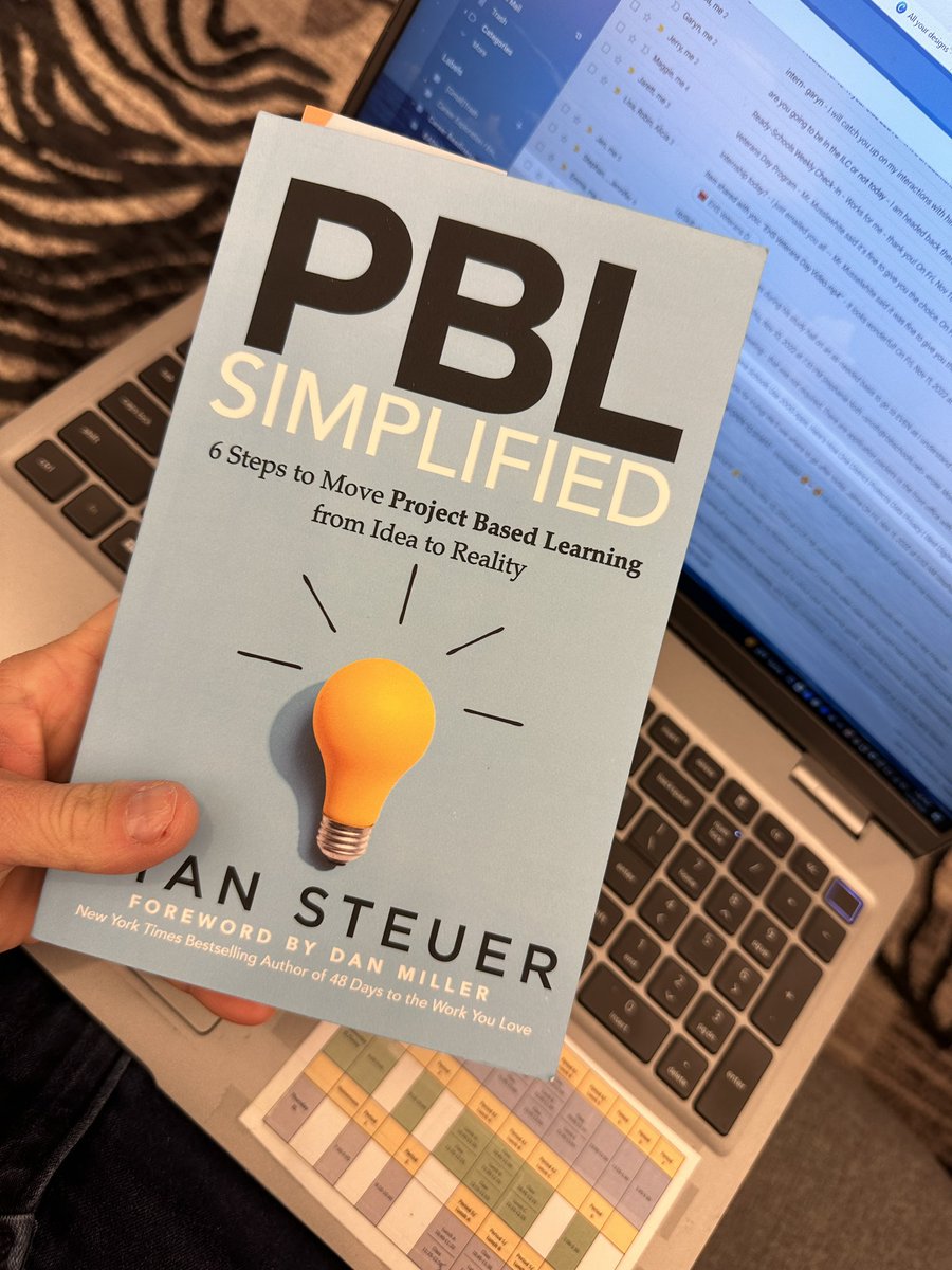 I don’t get many of these anymore but today is a day of all professional learning! Growing my #highability knowledge <a href="/NAGCGIFTED/">NAGC</a> and *finally* digging into PBL simplified by <a href="/ryansteuer/">Ryan Steuer</a> during lunch.