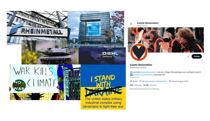 DemokratieDr's tweet photo. Die herrschende Klasse der riesigen, unrechtsmäßigen Vermögen und ihre gekauften "Denker" hat mit den Berufsaktivisten/Astroturfing-Aktivisten #FridayaForFuture #LetzteGeneration, der Berufs-Antifa/Berufs-Woken/Wokeria/Berufs-"Antideutschen eine neue Berufsgruppe geschaffen. https://t.co/gRVclDW3Pu