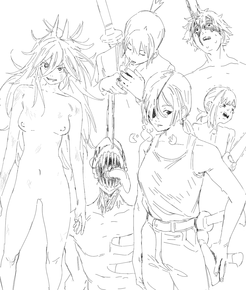 Starh_p's tweet photo. Chainsaw rkgk https://t.co/jScdr2QEu3