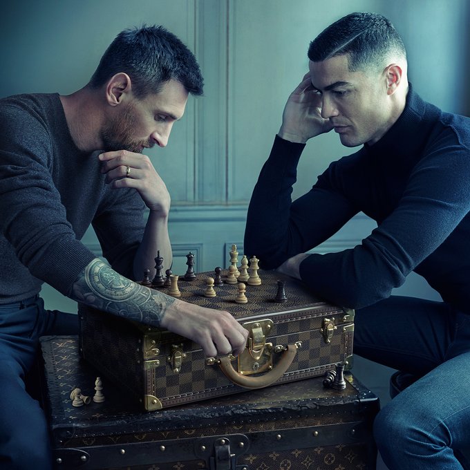 Messi, Ronaldo Play Chess In Louis Vuitton Campaign (And The Position Is  Real) - Chess.com