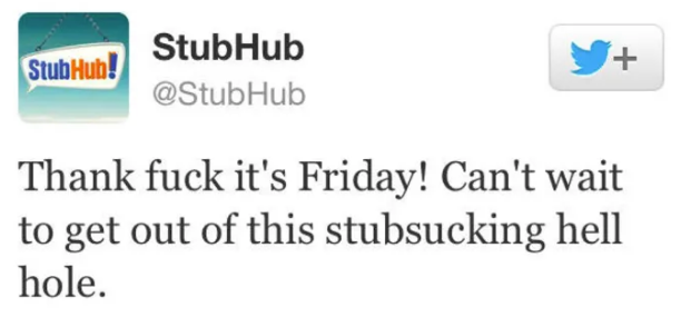 brands being unhinged tweet media