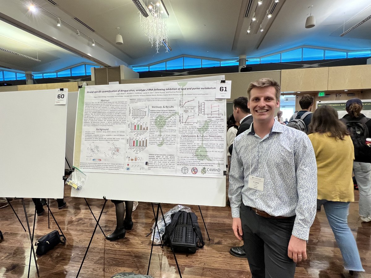 Cheers to all the graduate students who presented #MIP research at the 2022 #CSUGradShow this week! 

Congratulations to those who won #GradShow2022 awards: Oshani Ratnayake &amp; Natalie Wickenkamp, <a href="/CSUVetMedBioSci/">CSUVetMed&BioScience</a> Top Scholars, Logan Dean, <a href="/CSU_OURA/">OURA</a> Undergraduate Choice Award.