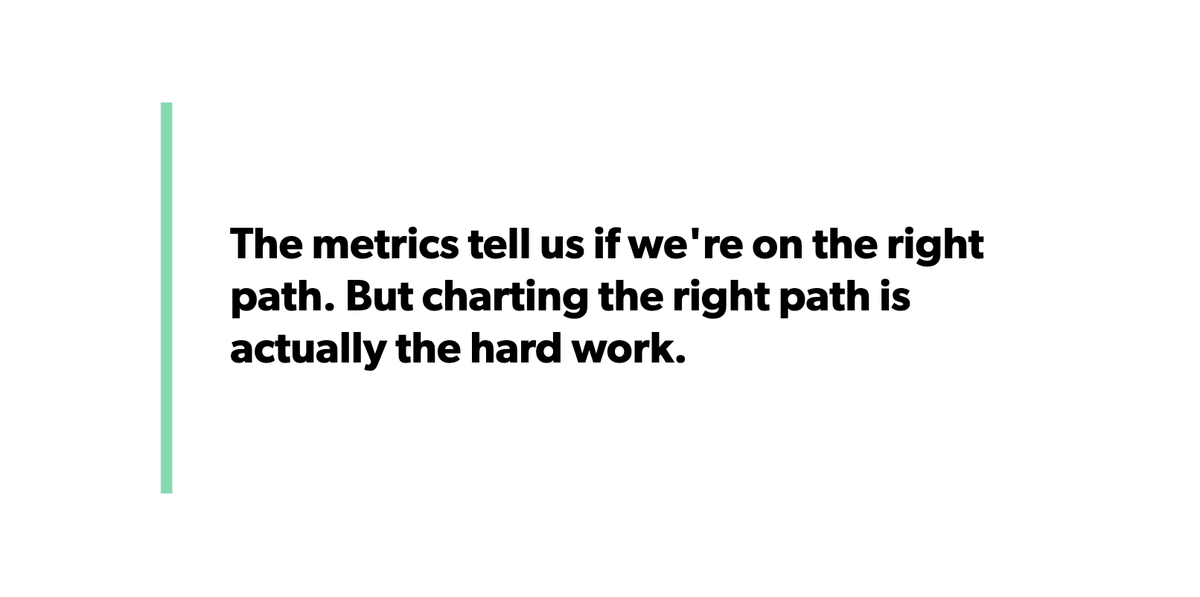 firstround's tweet photo. When it comes to annual planning, folks tend to spend the most time on which metrics to track. But @twilio CEO @jeffiel rebuffs this approach:

“Metrics are, in my opinion, the least important part of an annual plan because they aren’t very strategic."

https://t.co/RzWasE9hRv https://t.co/452MOy96hJ