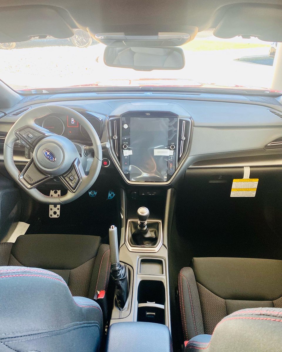AAmericanSubaru's tweet photo. Just in is this beautiful 2022 Subaru WRX Premium in Ignition Red! This incredible vehicle is available for purchase and has amazing features like: 

🟥 2.4L turbocharged engine
🟥 18” alloy wheels
🟥 6-speed manual transmission
🟥 Symmetrical all-wheel drive

Stock #: 22S860 https://t.co/f8Wk5VVQ75
