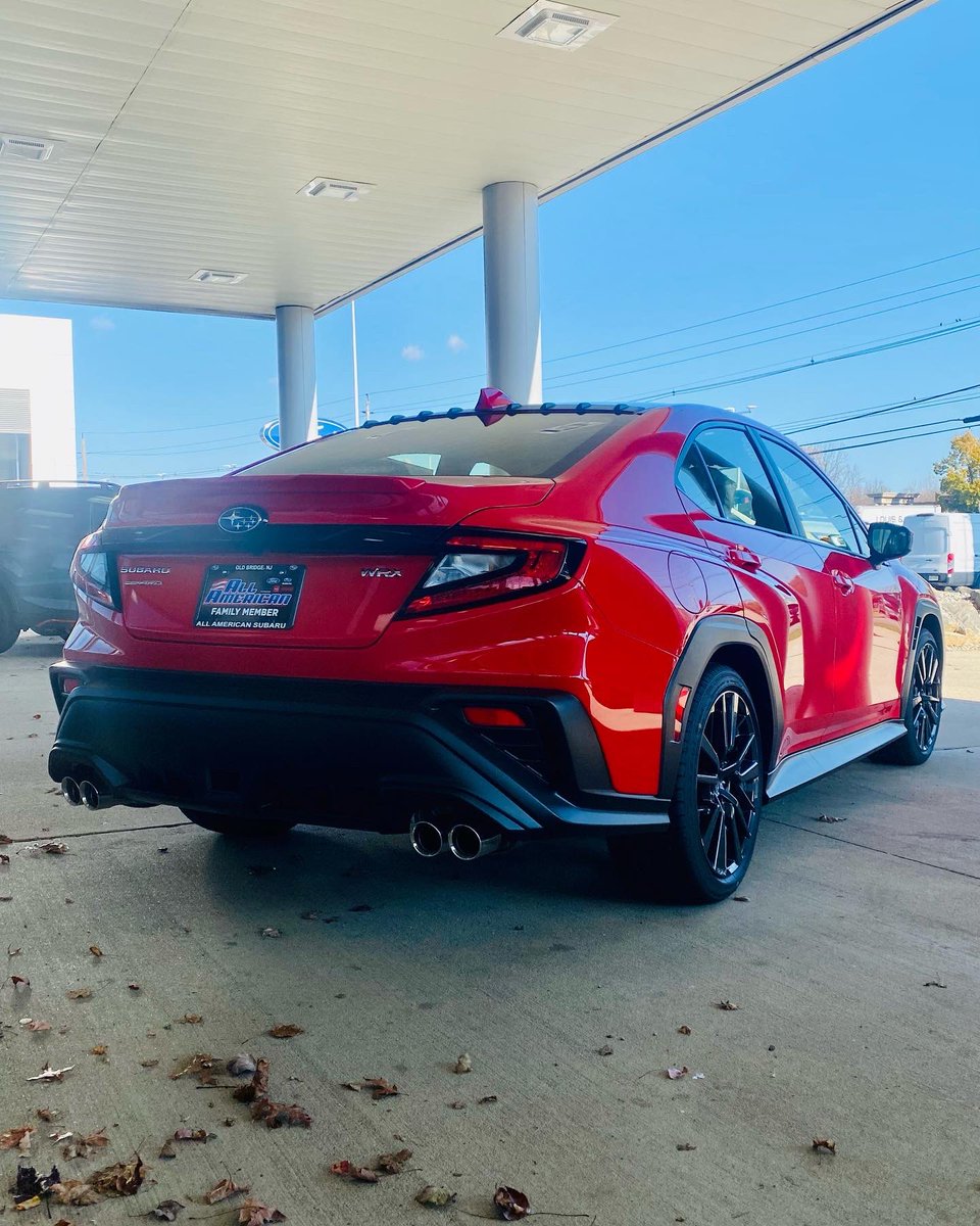 AAmericanSubaru's tweet photo. Just in is this beautiful 2022 Subaru WRX Premium in Ignition Red! This incredible vehicle is available for purchase and has amazing features like: 

🟥 2.4L turbocharged engine
🟥 18” alloy wheels
🟥 6-speed manual transmission
🟥 Symmetrical all-wheel drive

Stock #: 22S860 https://t.co/f8Wk5VVQ75