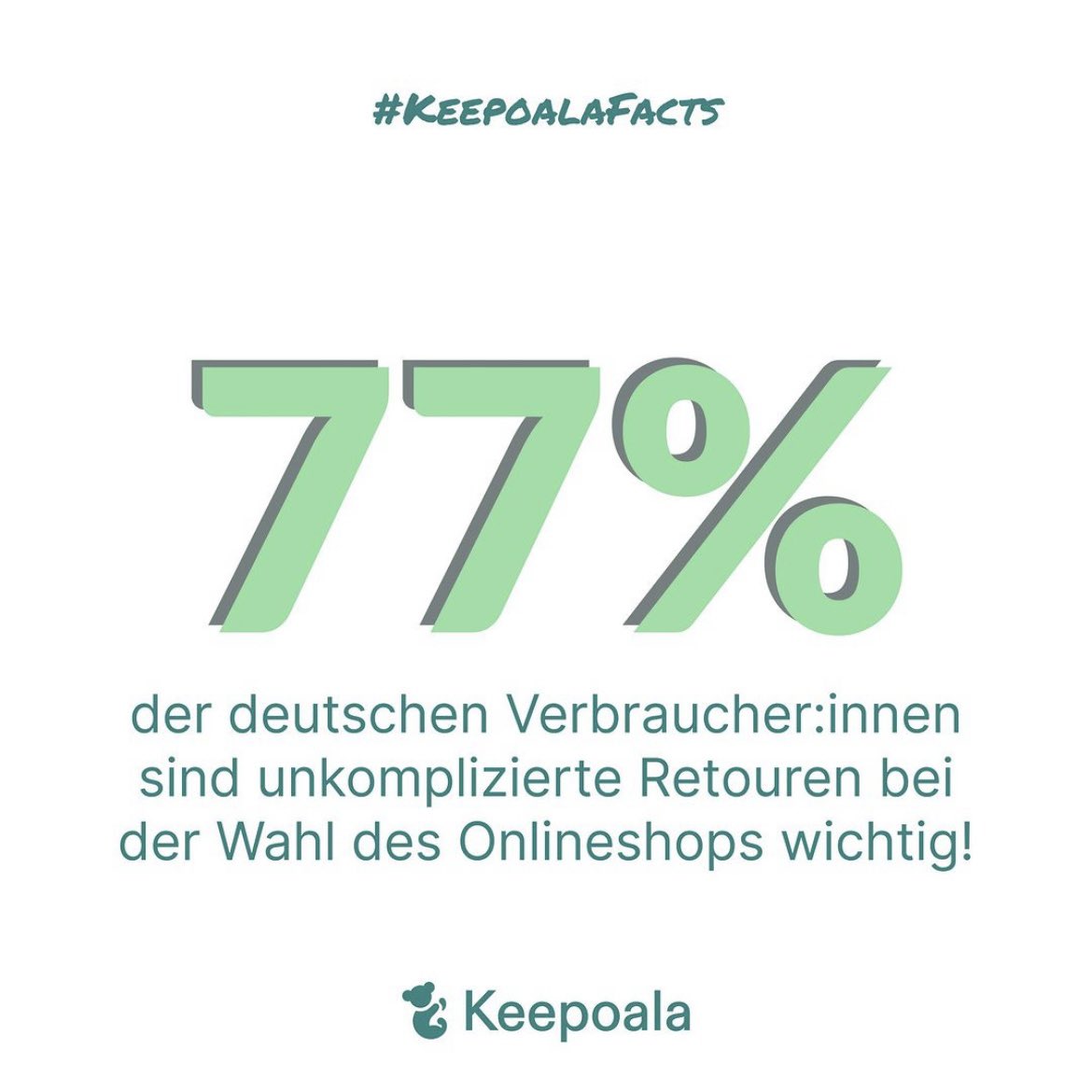 Keepoala (@keepoala) on Twitter photo It's #factsfriday! 🐨🌱
Quelle: Statista
#keepoala #retouren #returns #onlineshopping #ecommerce #startup #munich #fairfashion #endfastfashion #nachhaltigkeit #sustainabilty #blackfriday #deals #blackweek #cybermonday It's #factsfriday! 🐨🌱
Quelle: Statista
#keepoala #retouren #returns #onlineshopping #ecommerce #startup #munich #fairfashion #endfastfashion #nachhaltigkeit #sustainabilty #blackfriday #deals #blackweek #cybermonday