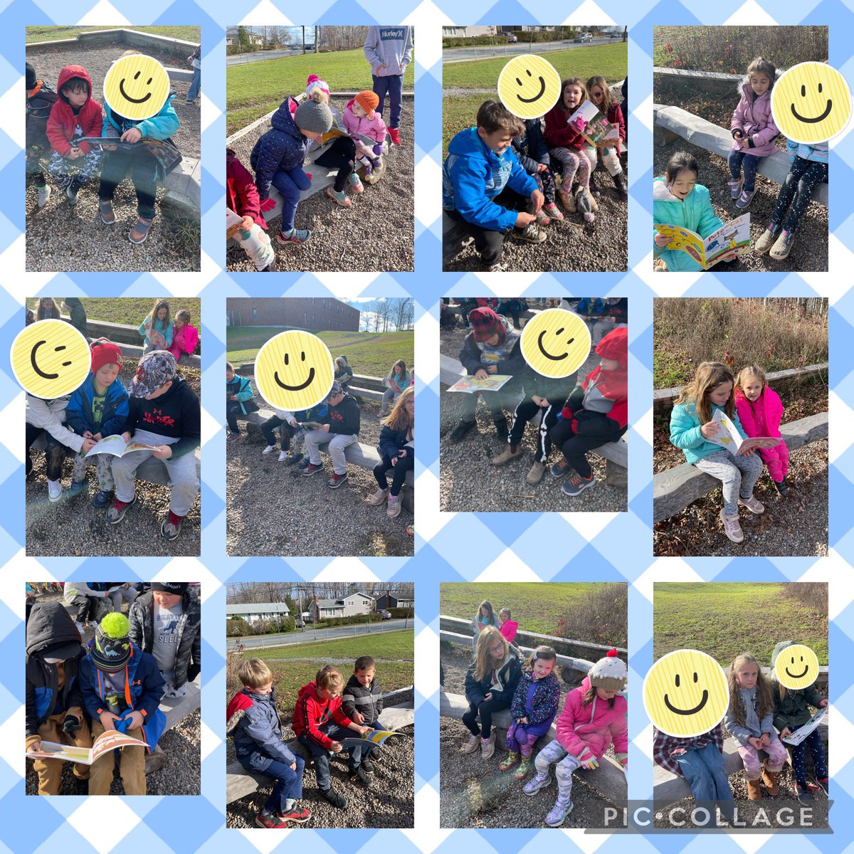 It was a chilly but beautiful afternoon to read outside with our buddies in primary Cody <a href="/SmokeyDrive/">Smokey Drive School</a>! Have a great weekend Smokey drive families! See you on Tuesday!