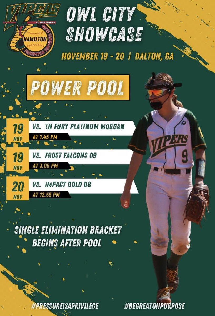 It’s going to be cold, but no where else I’d rather be than on the fields with my team! 
#vipernation 
#begreatonpurpose 
#pressureisaprivilege