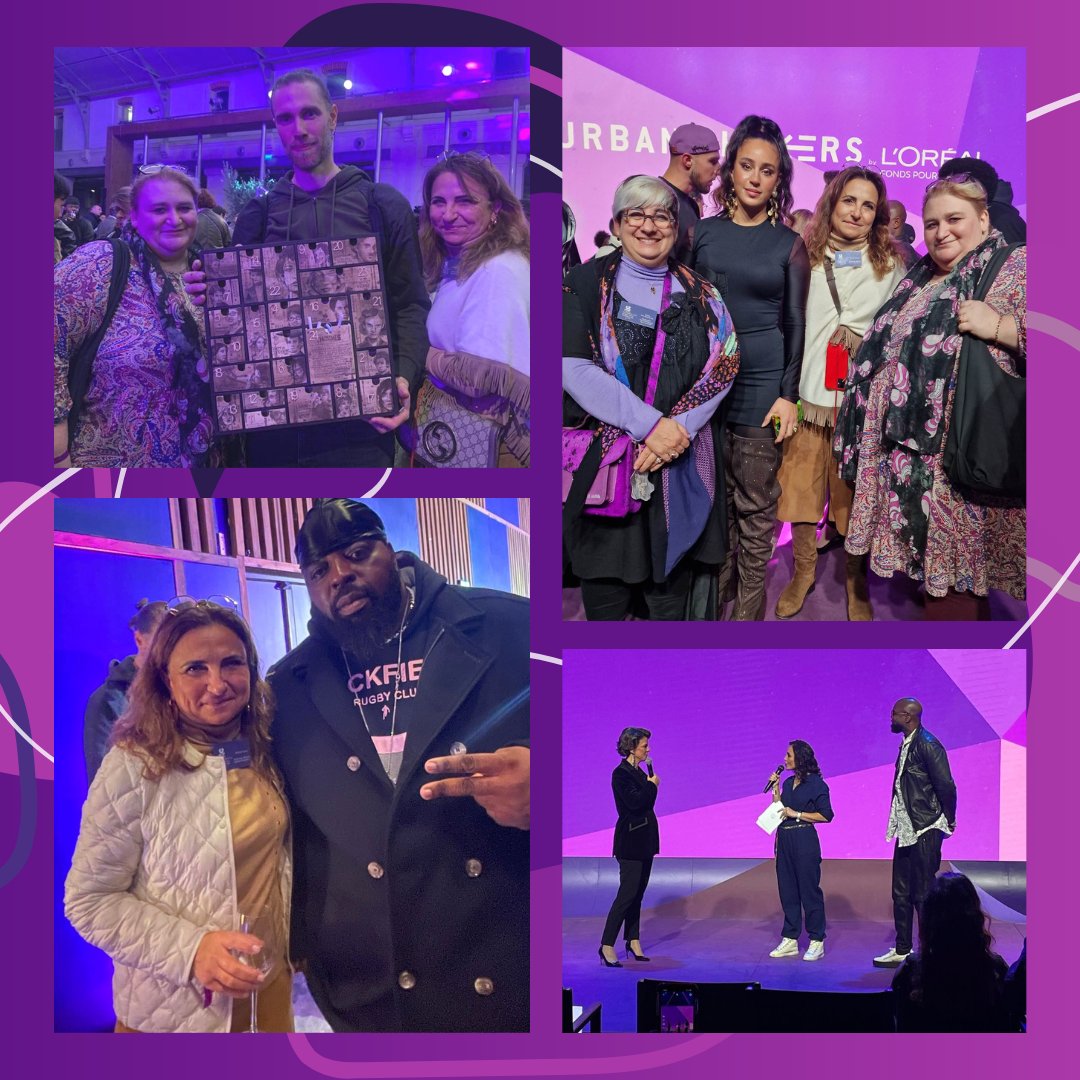 UNFFeminicide's tweet photo. 🎙️ #UNFF x Urban Shakers 🤙
🌟 Merci pour cette soirée incroyable !
💜 Des artistes doués, unis contre les #violencessexistes et les #violencessexuelles grâce au Fonds pour les femmes @lorealparisfr
🌸 Merci à Felicity Ben Rejeb Price pour son soutien !
#feminicide #PasUneDePlus https://t.co/0yHdgOr1jB