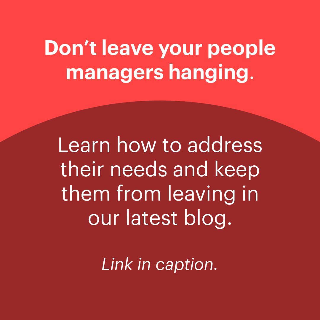 Between understaffed teams, a looming recession, and higher expectations from employees, managers are quickly burning out 😥 Here's how to give your people managers the support they need before the whole team is affected: visier.com/blog/manager-e…