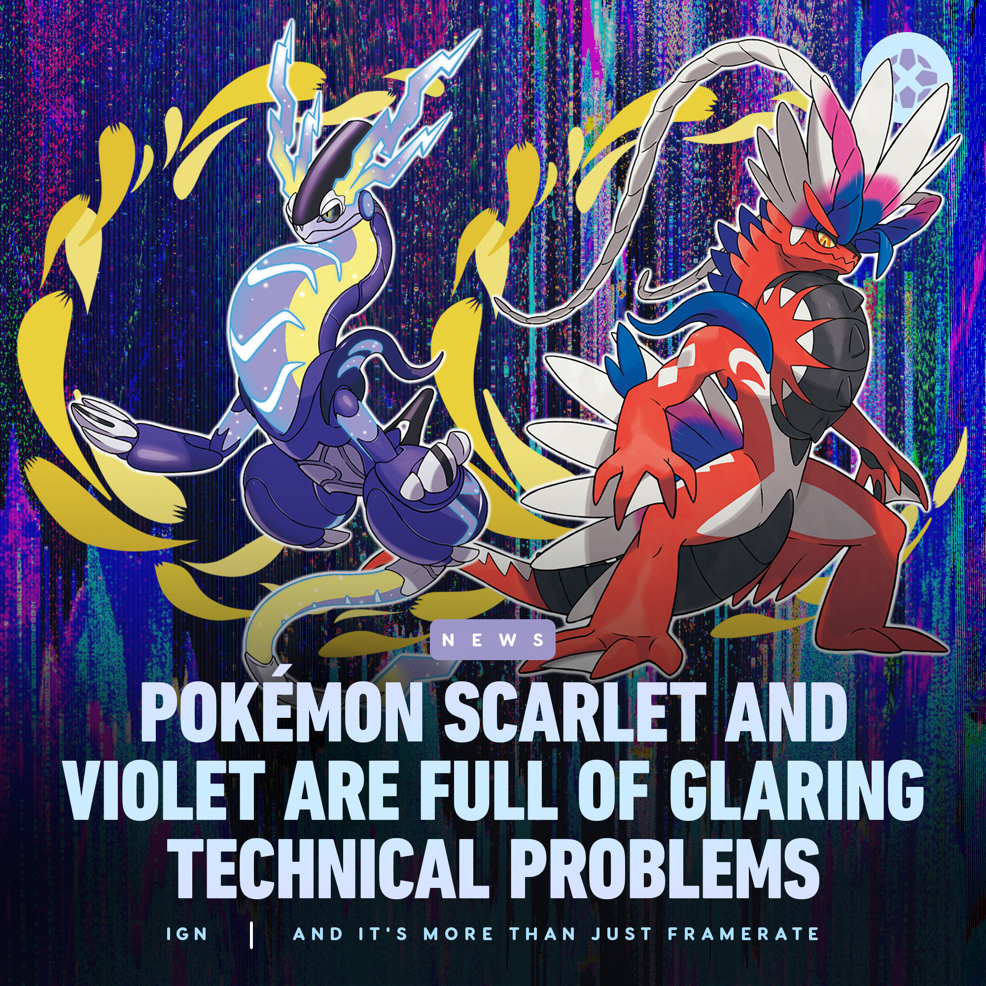 Pokémon Scarlet and Violet are comprehensive technical failures