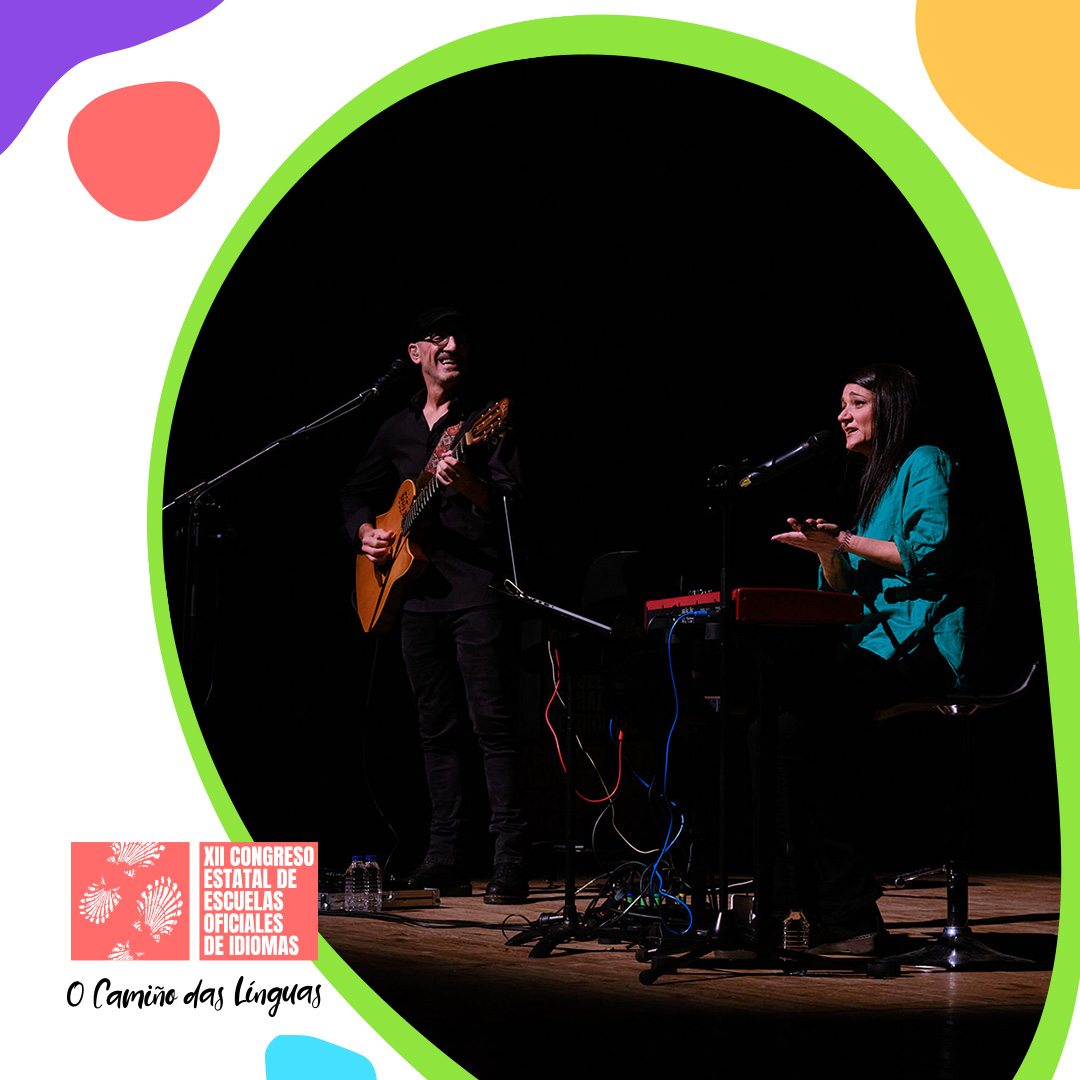 No había una manera mejor de acabar #OCamiñoDasLinguas que con el maravilloso concierto con el que nos deleitó <a href="/guadigalego/">Guadi Galego</a> 😍