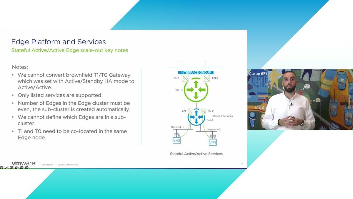 Just dropped  !!  Use Stateful Edge services in Active/Active High Availability Mode with our new NSX update! Get the breakdown: 🤩🙌  bit.ly/3gcnBPd
