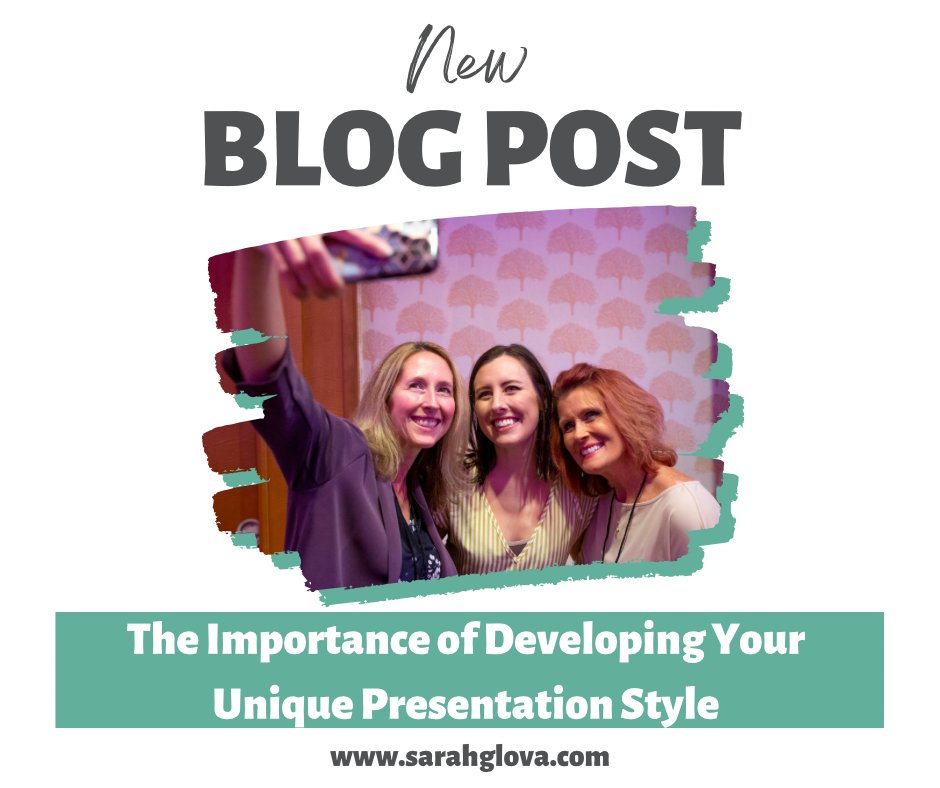 One essential thing about presenting is #authenticity — showing up as yourself. Read our latest blog post about creating your style to stand out. sarahglova.com/articles/the-i…

#development #personaldevelopment #yourstyle #yourvoice #personalbranding #newblogpost