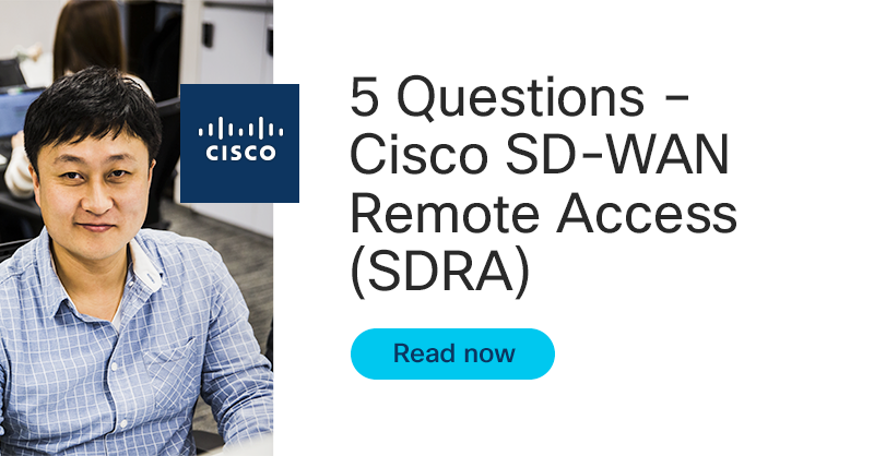 What in the packet routing sorcery is this?! A Cisco Router running in Controller Mode as a VPN Concentrator?

Read on to learn about this new functionality and dig into the SDRA solution with the #Cisco Validated team: cs.co/6011MF4tz

#SDWAN #CiscoCert
